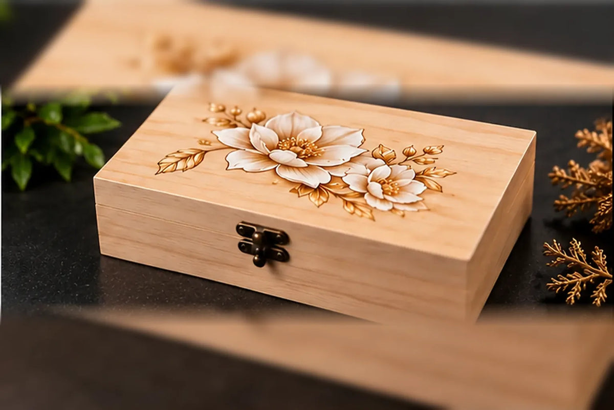 Personalised Wooden Keepsake Box – Direct UV Printing on Wood