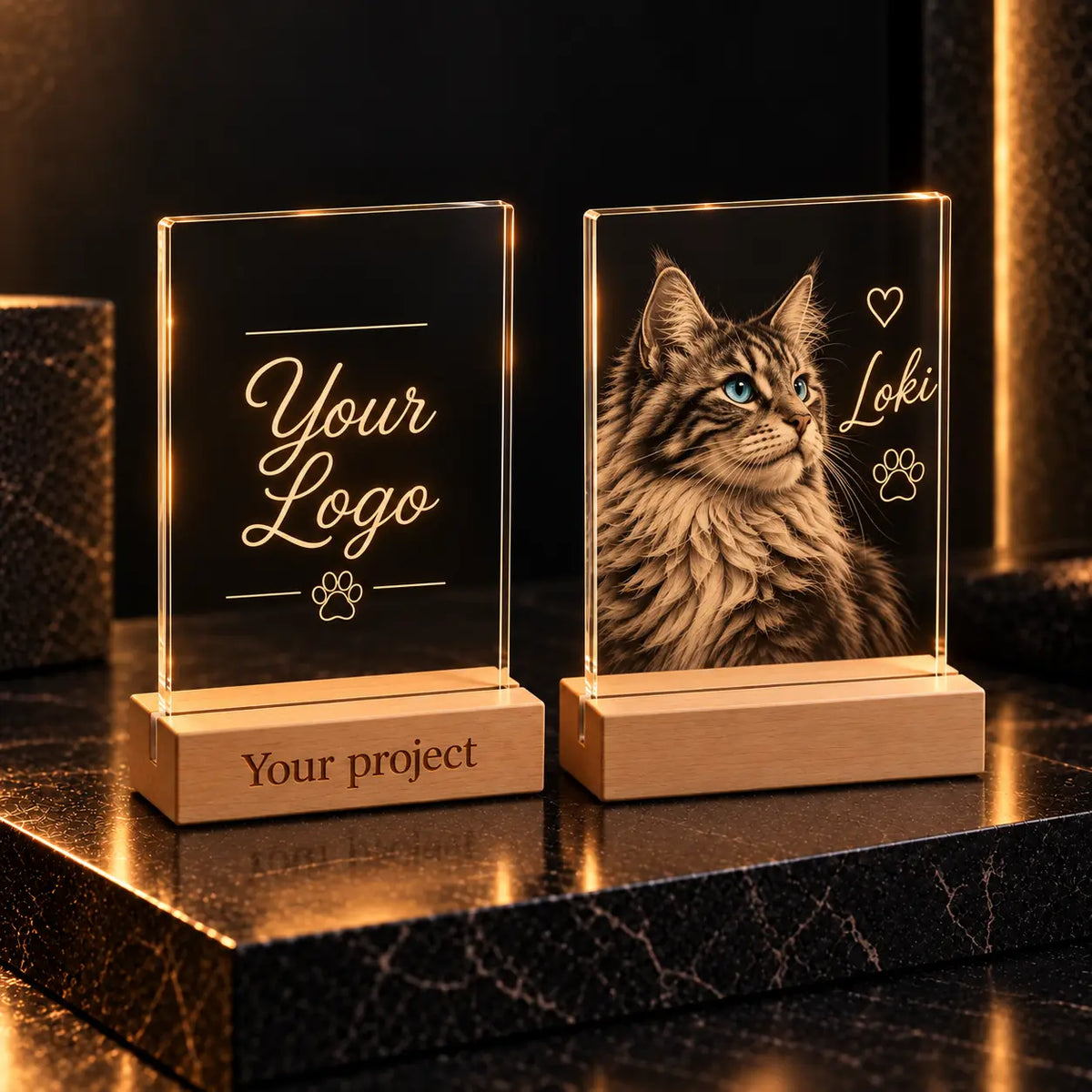 Personalised Acrylic Photo Frame
