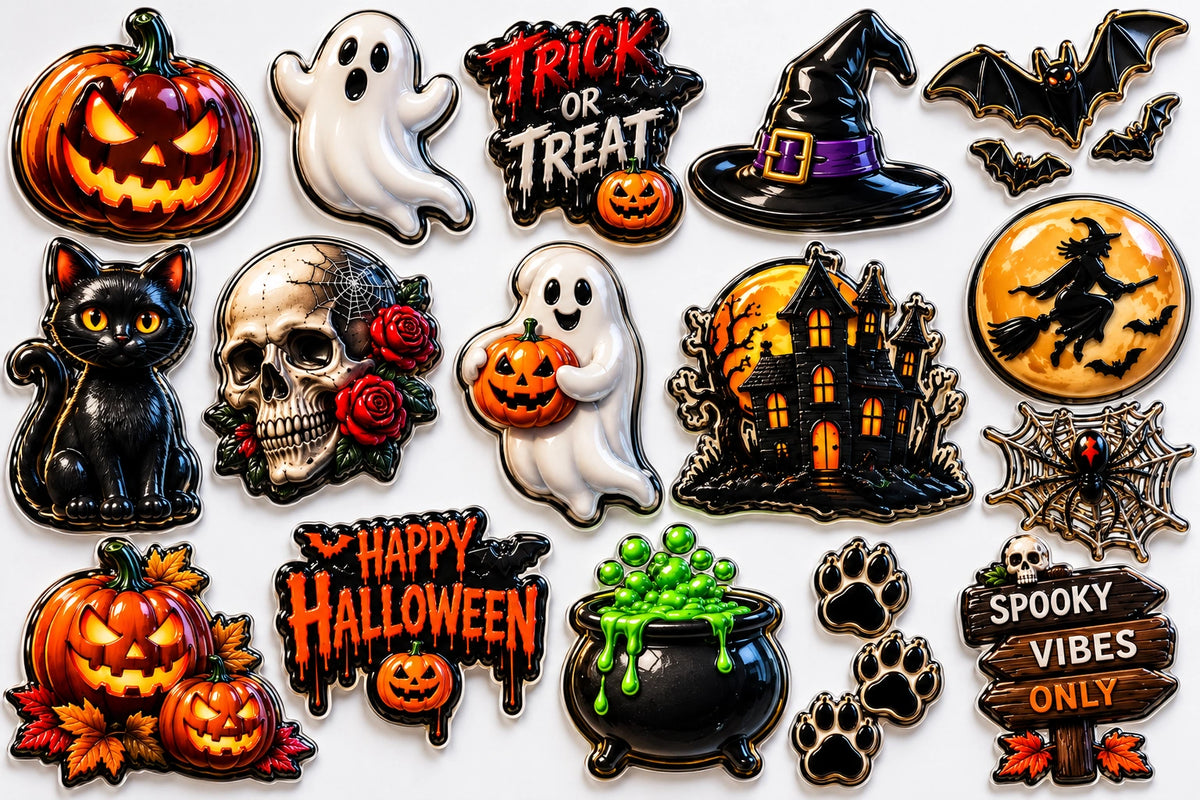 Premium UV Stickers with Raised 3D Texture up to 5mm