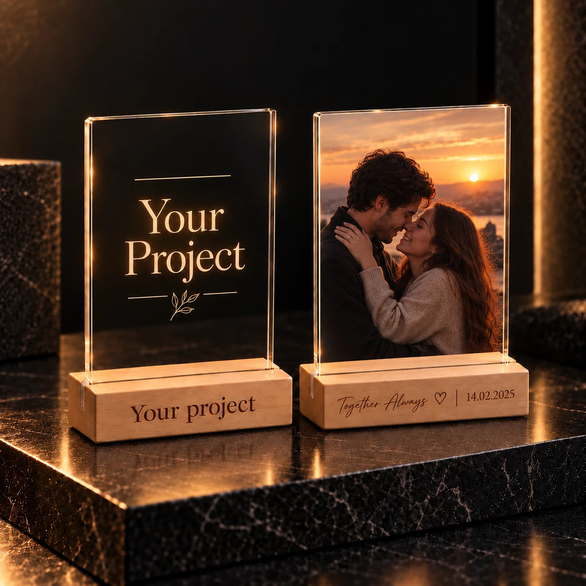 Personalised Acrylic Photo Frame