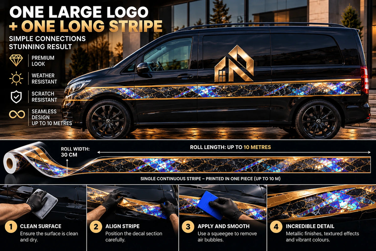 Premium UV Stickers with Raised 3D Texture up to 5mm